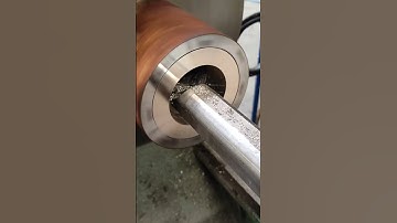 boring in lathe machine.. #viral #machine #engineering #manufacturing #tools #lathe