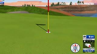 Golden Tee Great Shot on Lake Powell!
