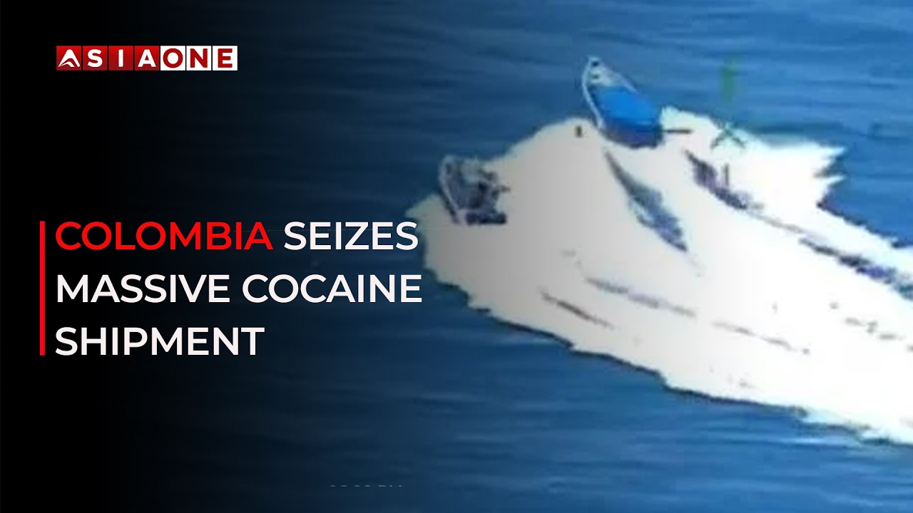 Colombia Navy Seizes 3121 Kilograms of Cocaine | Asia One News
