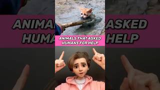 ANIMALS THAT ASKED PEOPLE FOR HELP 4K 🥹 #caughtoncamera #animals #shorts