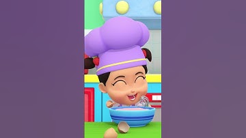 Pat A Cake, Nursery Rhymes #shorts #kidsvideos #cartoon