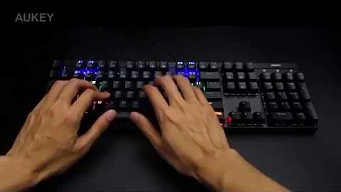 AUKEY KM-G6 Mechanical Keyboard Lighting Effects & Settings