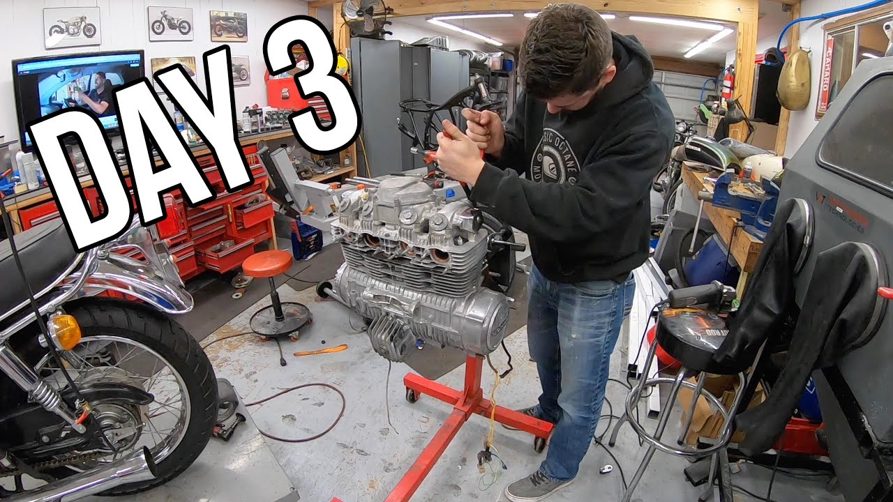 One week CB550 build: Day 3