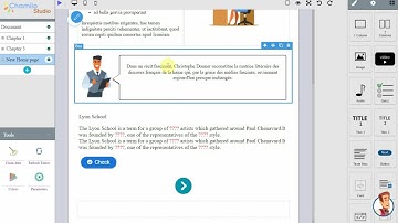 Chamilo Studio create a dialog box