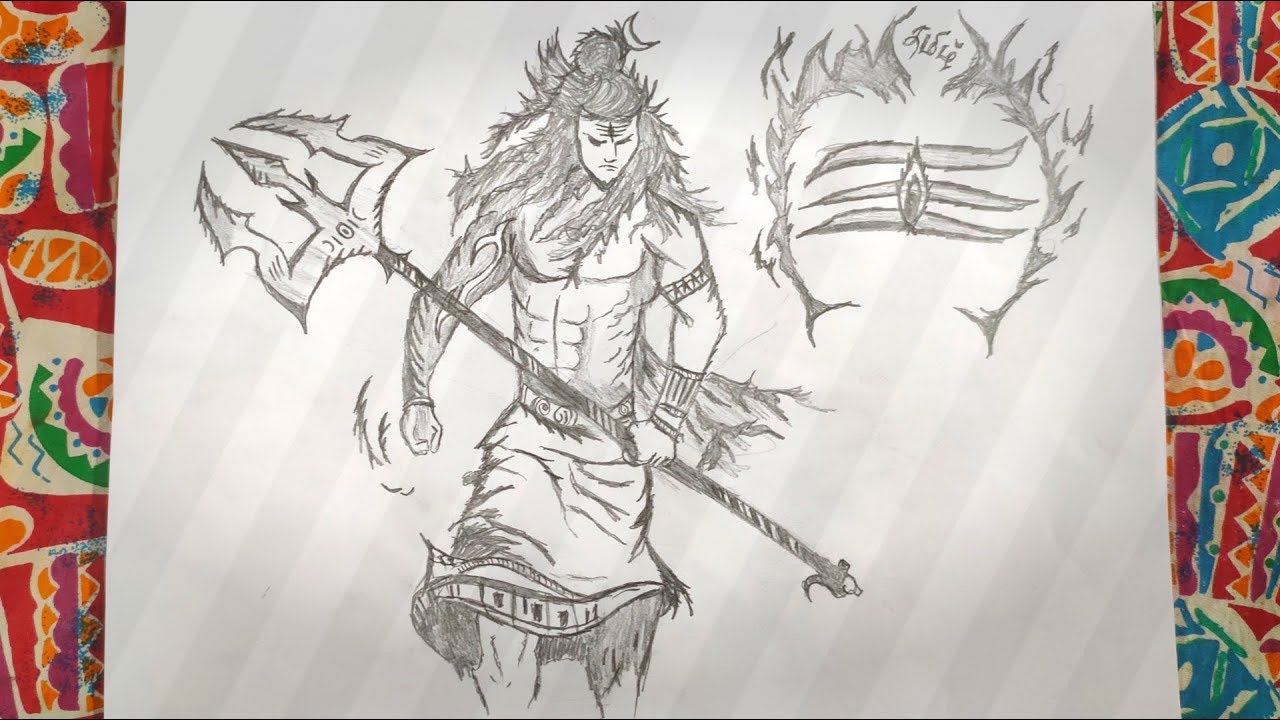 🔥 Lord Shiva Sketch Wallpaper Copy | MyGodImages