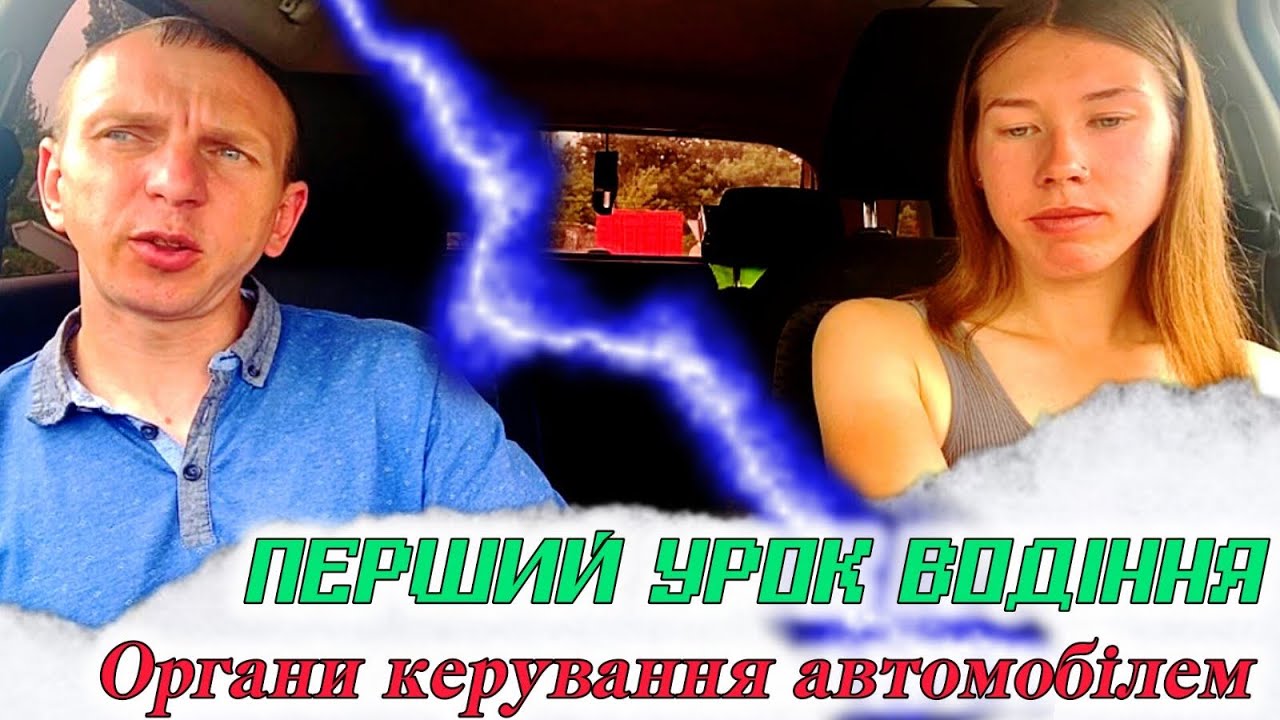 Перший урок водіння МЕХАНІКА Органи керування автомобілем