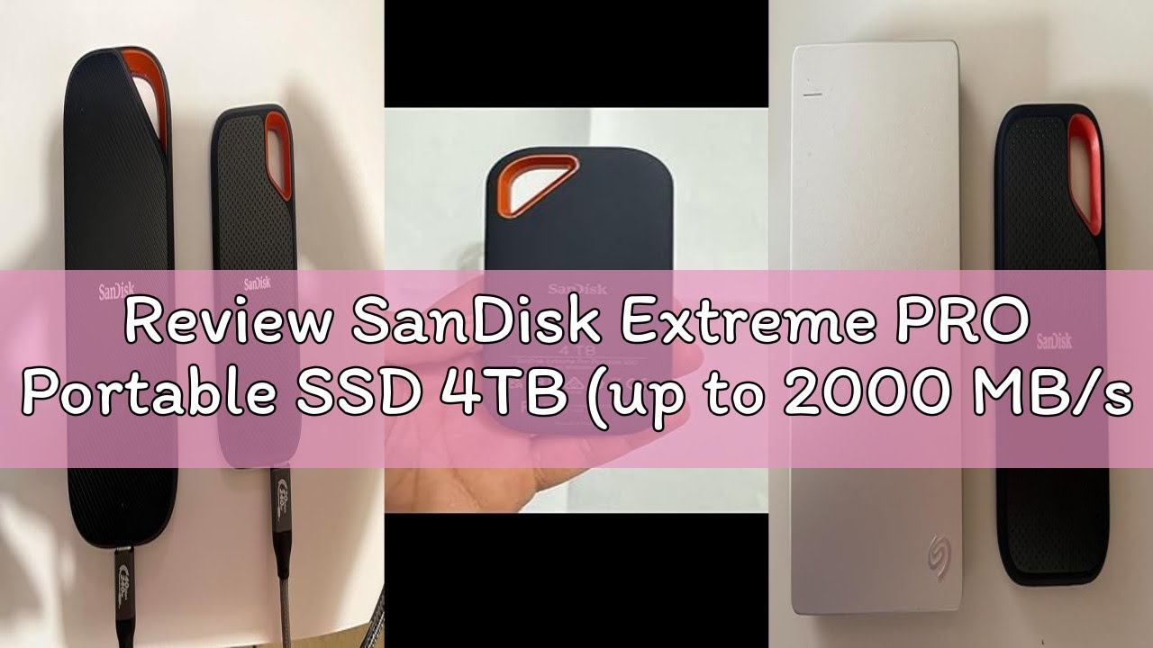 Review SanDisk Extreme PRO Portable SSD 4TB (up to 2000 MB/s read