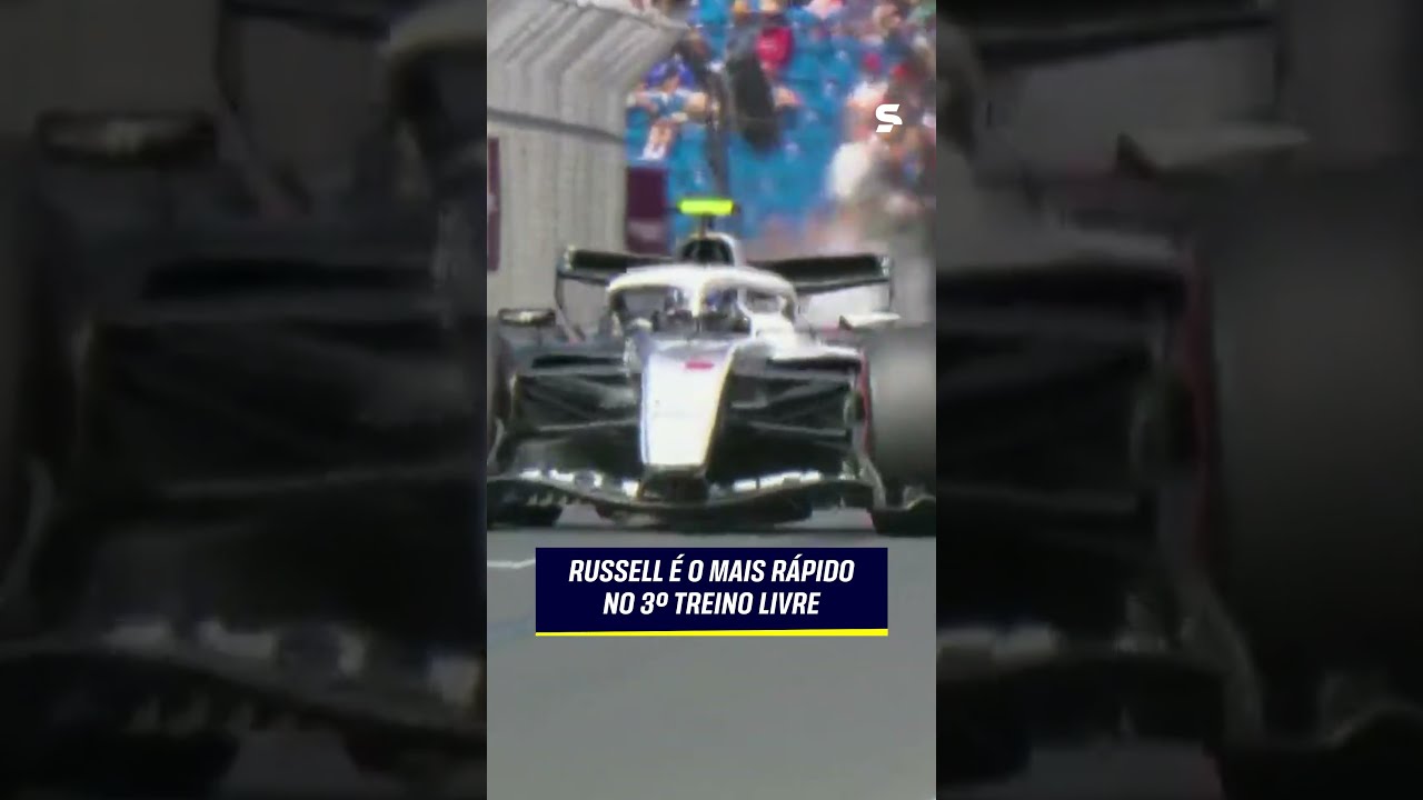GEORGE RUSSEL É O MAIS RÁPIDO DO TERCEIRO TREINO DA FÓRMULA 1 | #shorts | sportv