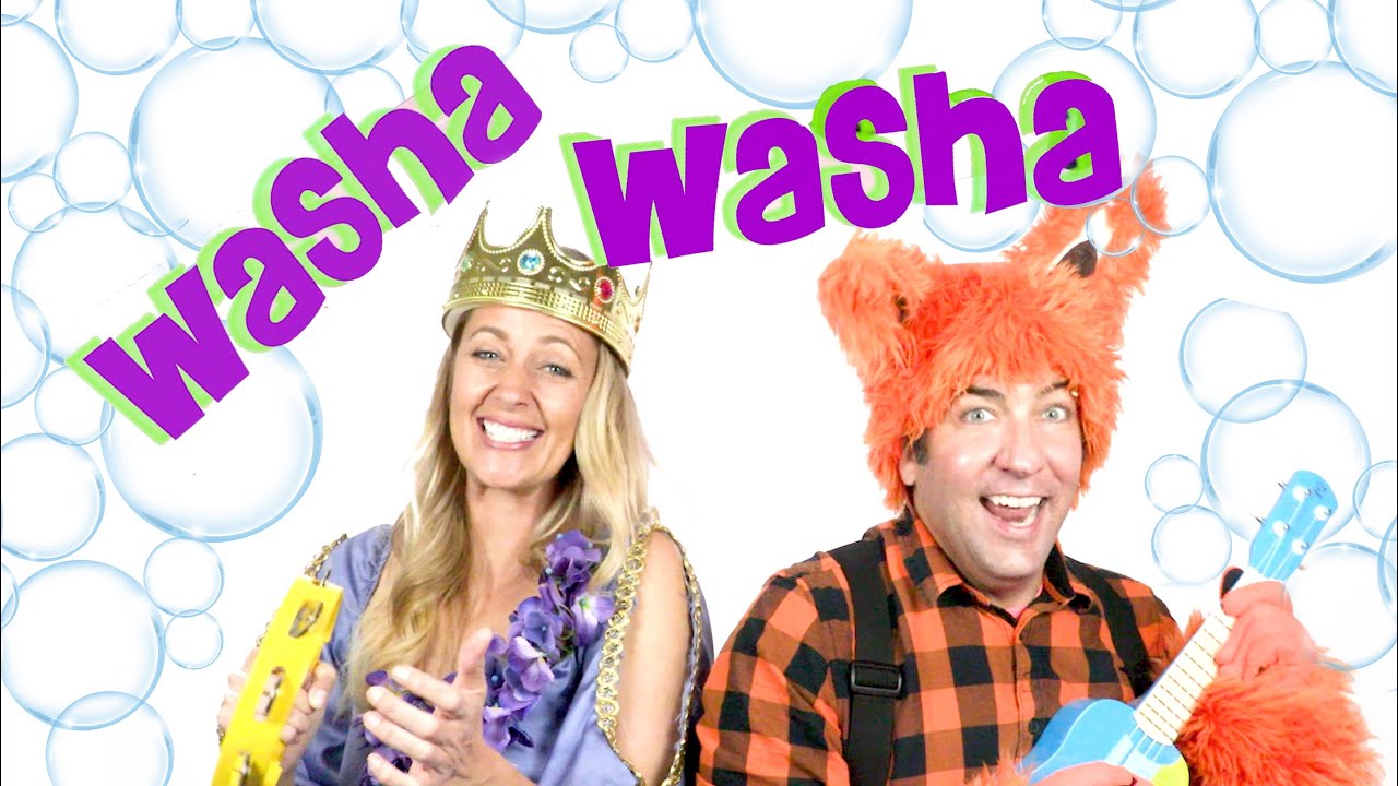 ⁣Children’s Song Wash Your Hands, Kids Songs & Nursery Rhymes, Washa Washa Sing along, Princess &