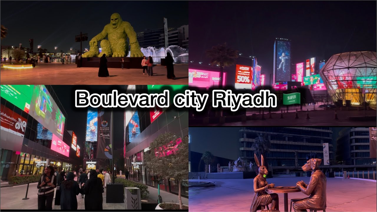 4k walk boulevard city Riyadh😍 | free entry Riyadh season 2025