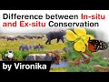 What is Biodiversity? Difference between In situ and Ex situ conservation explained #UPSC #IAS