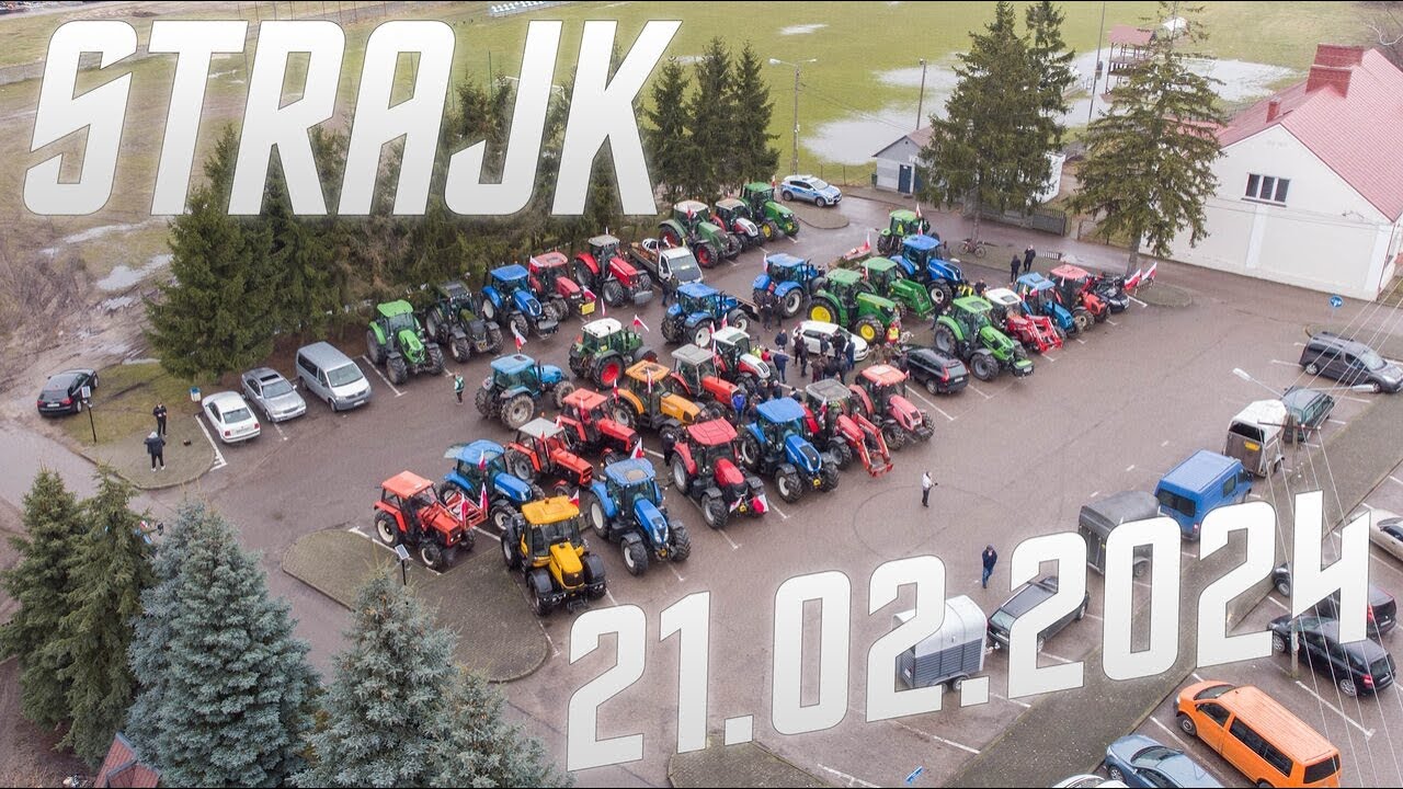 Strajk Rolników 21.02.2024 Ostrołęka/Goworowo I Ponad 700 Maszyn !!! (feat.@renjohn)