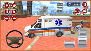 Yeni  ambulans Oyunu İzle 2026 - Direksiyonlu Ambulans Oyunları 3D #541 Android Gameplay