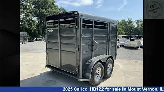 Beautiful 2025 Calico  HB122 Horse Trailer For Sale in Mount Vernon, IL