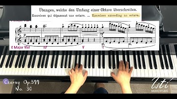 【Carl Czerny Op.599 】No.29-31 | Practical Exercises for Beginners