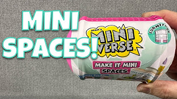 Miniverse Make It Mini Spaces Opening and Review