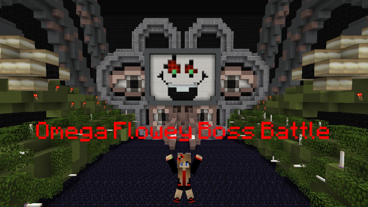 Undertale [Spoilers] Flowey Boss Fight Minecraft Map