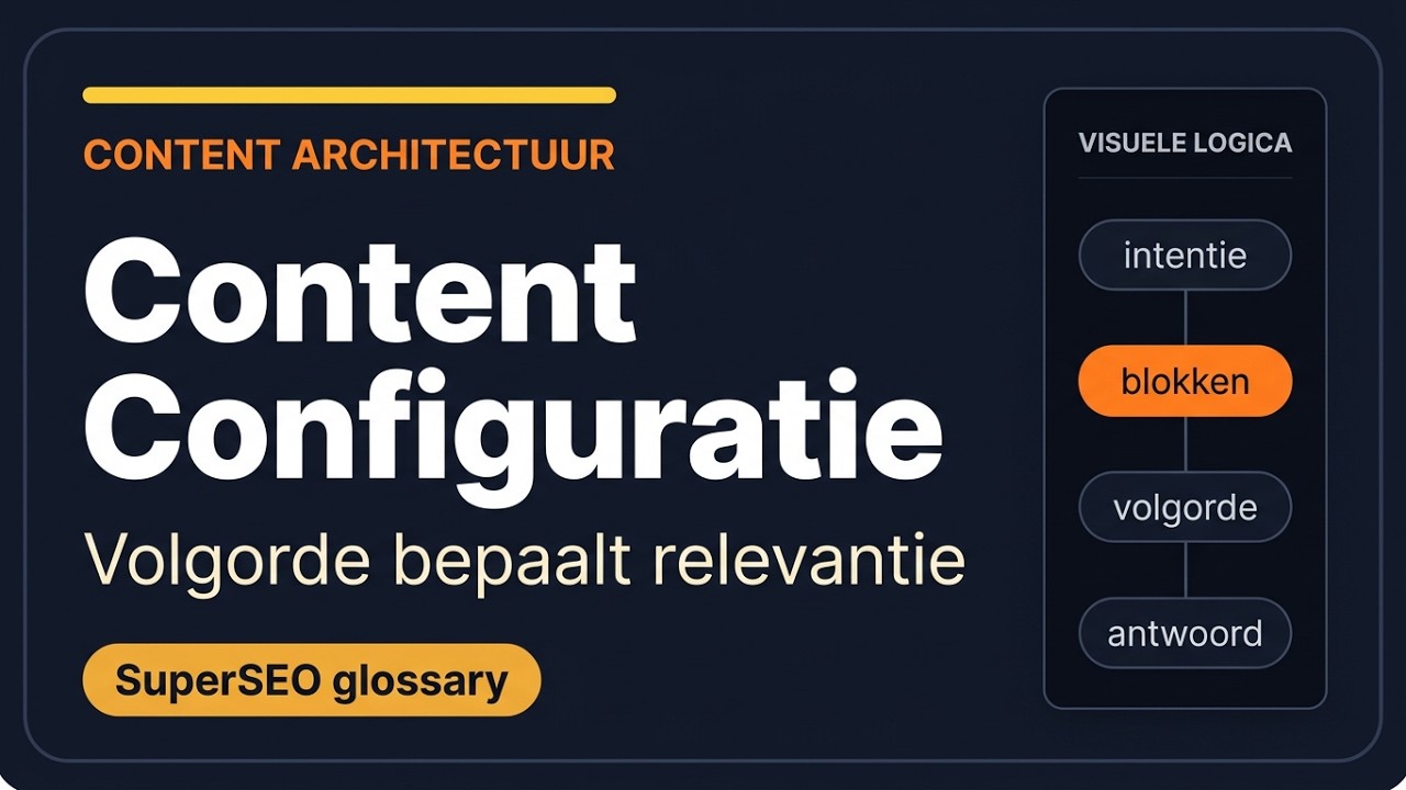 What is content configuration?