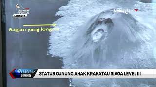 Status Gunung Anak Krakatau Naik Siaga Level III