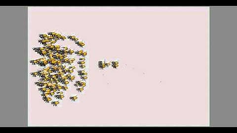 Particle instancing in a volume grid with a newton field applied (2015)
