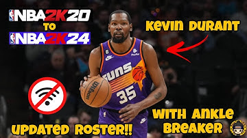 NBA 2K20 TO NBA 2K24 UPDATED ROSTER with Ankle Breaker on android mobile | Gameplay