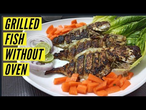 Fish Grill In Tawa/Grilled Fish Without Oven/Easy And Tasty - YouTube