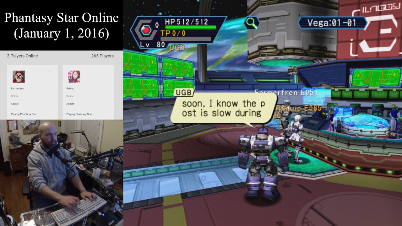 phantasy star online sega dreamcast