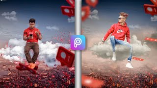 Visual Cloud Photo Editing || PicsArt Cloud Photo Editing Tautorial || Instagram Cloud Editing