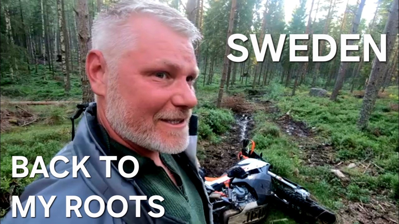 Trans Sweden Trail - A Solo Motorcycle Hammock Camping Adventure - Long Movie