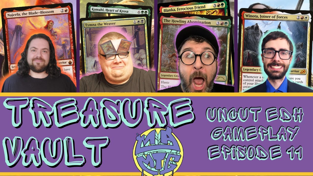 MAMTG cEDH Treasure Vault Ep 11 | Uncut cEDH Gameplay | Najeela v Tymna Kamahl v Blank vs Winota thumbnail