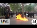 Manif Loi Travail. Violence extrême. Guérilla urbaine / Paris - France 14 juin 2016