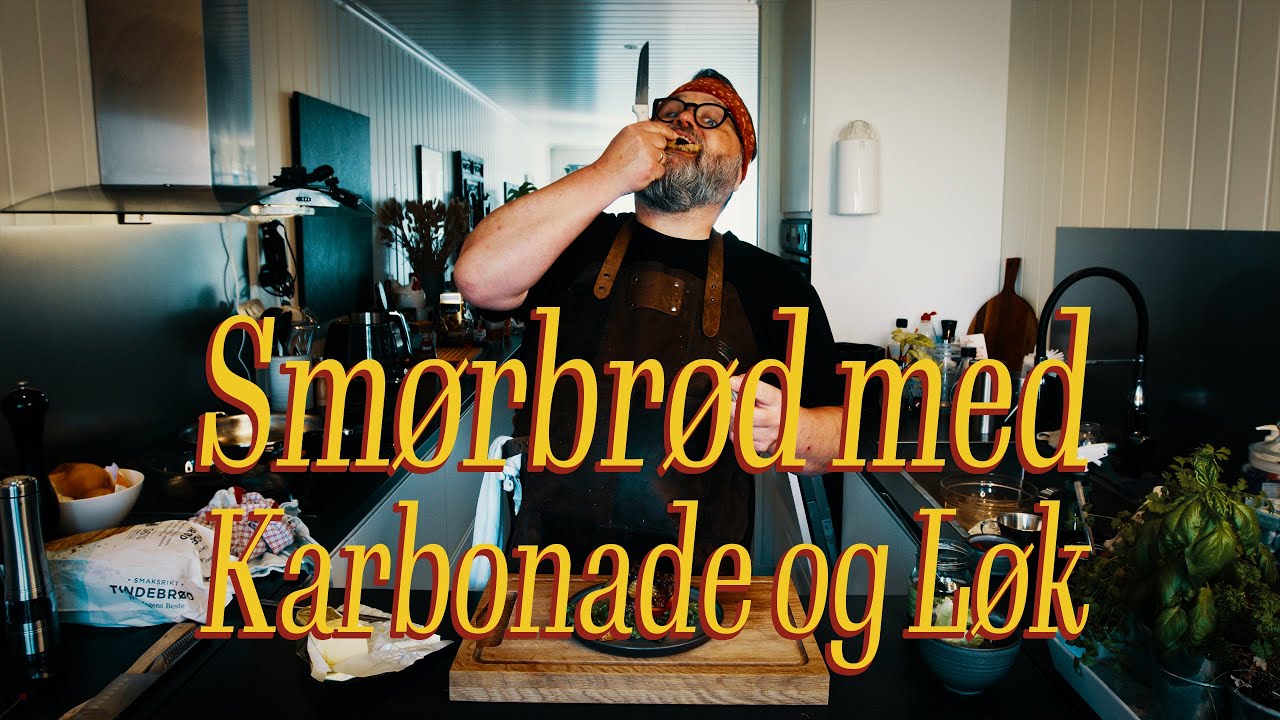 Smørbrød med Hjemmelaget Karbonade og Stekt Løk – Norsk Kaféklassiker