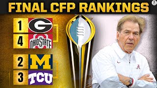 Final College Football Playoff Rankings REACTION Alabama misses out CBS Sports