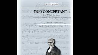 DUO CONCERTANT 1 für 2 Klarinetten von Johann Caspar Kummer, Op. 107 (1795-1870)