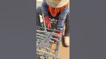 Ties rebar #shorts #construction #structure #engineering #skills