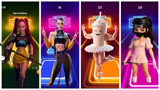 Tiles Hop EDM Rush -Ballerina Lo Lo🆚 Ballerina Assasina🆚 K-POP DEMON HUNTERS -Rumi🆚 Mira🎶 screenshot 4