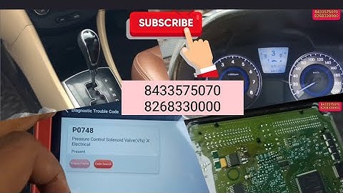 The P0748 code stands for “Pressure Control Solenoid ‘A’ Electrical.”#hyundai#varna#diesel