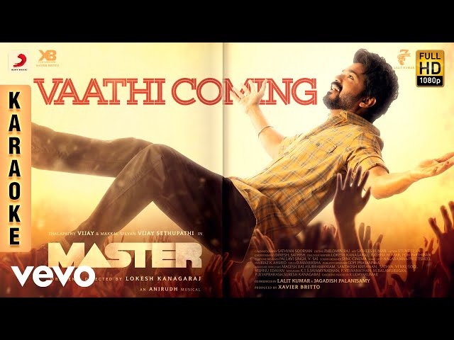 Master - Vaathi Coming Karaoke | Thalapathy Vijay | Anirudh Ravichander class=