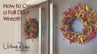 How to Create a Fall Door Wreath