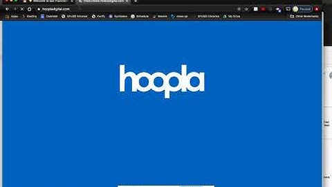 SANCHEZ: Set up your FREE hoopla account with the SFPL library card in your email!