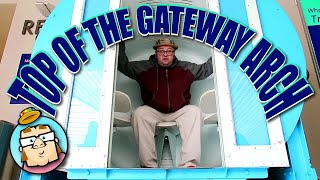 Going to the Top of the Gateway Arch in a Futuristic Pod  Traveling WEST!