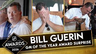 Bill Guerin surprised with Jim Gregory GM of the Year Award
Minnesota Wild GM Bill Guerin receives the Jim Gregory General Manager of the Year Award at a team-dinner surprise while surrounded by Wild players, personnel and family. You wont want to miss the look in Guerins face!
▶️ SUBSCRIBE: https://youtube.com/nhl
🔥MORE NHL VIDEOS: https://youtube.com/playlist?list=PL1NbHSfosBuGoyOevGOoJ6nHPD7nDRVFn&si=MHZlxPpXKq2JlQx1
#nhl #hockey #awards #stanleycup Bill Guerin surprised with Jim Gregory GM of the Year Award
