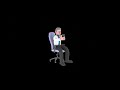3D Cartoon Physicist Character Turntable | Focused Scientist Using Smartphone