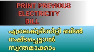 How to check previous Electricity Bills Online II Malayalam screenshot 4