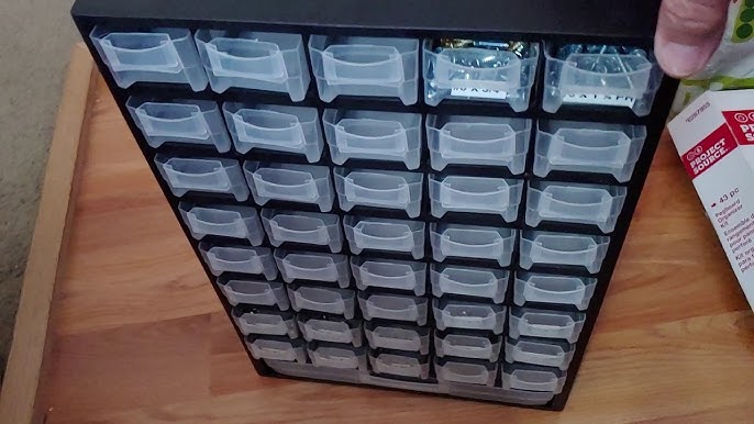 40 Bin Organizer with Full Length Drawer