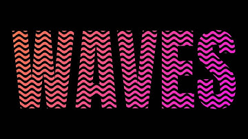 Wavy Lines Text Effect in Photopea