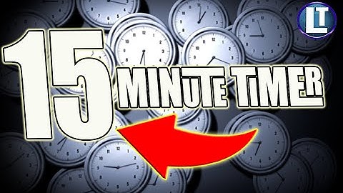 15 Minute Timer for boardgames (with suspenseful music)