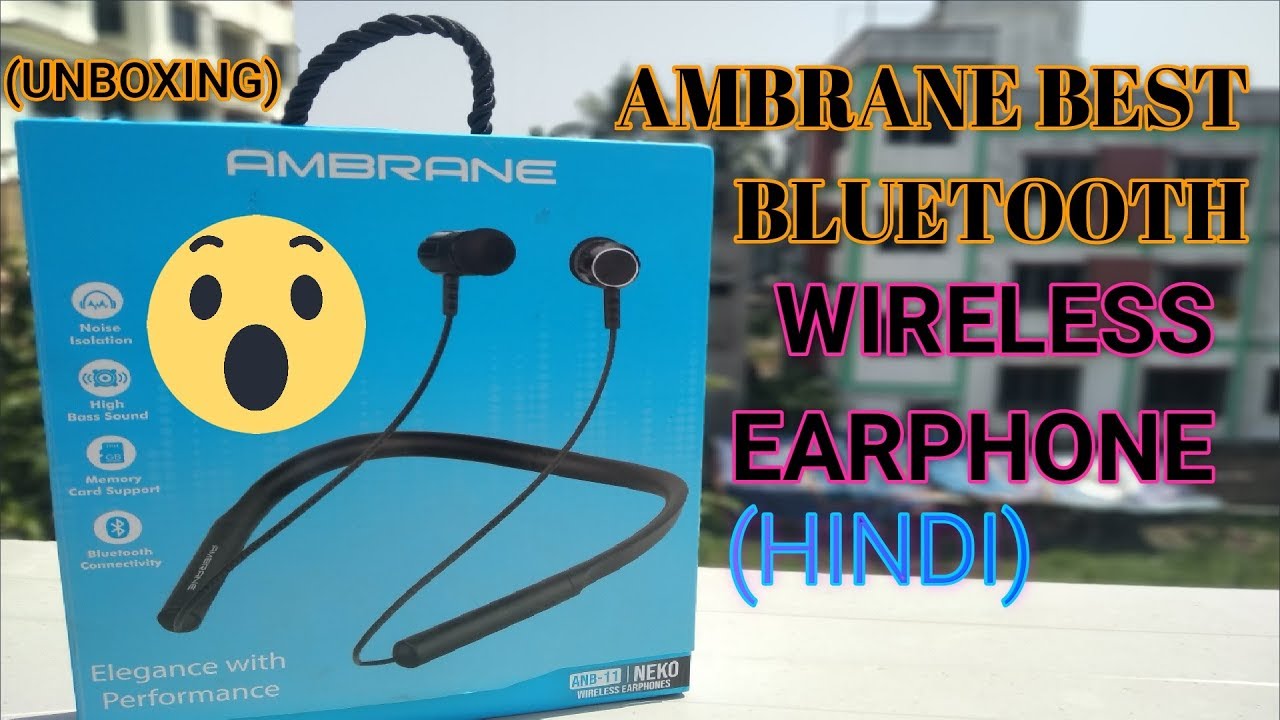 Ambrane Anb 33 Bluetooth Earphone 