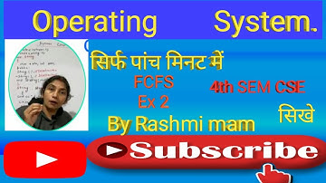 Operating System| FCFS Scheduling Algorithm in OS With Arrival Time |FCFS Scheduling Algorithm in OS
