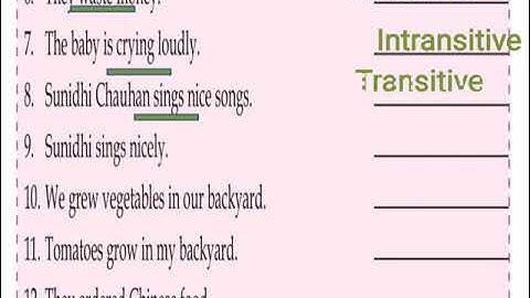 E.Grammar V: Ch10-Verbs: Transitive & Intransitive Verbs